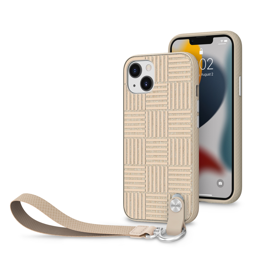 Moshi Altra Carrying Case Apple iPhone 13 Smartphone - Sahara Beige