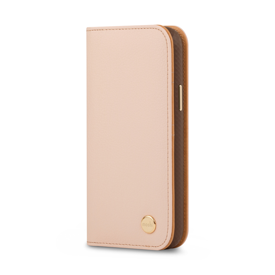 Moshi Overture Carrying Case (Wallet) Apple iPhone 13 Smartphone - Luna Pink