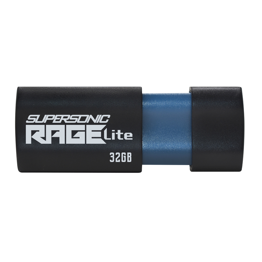 Patriot Memory Supersonic Rage Lite USB 3.2 Gen 1 Flash Drives - 32GB