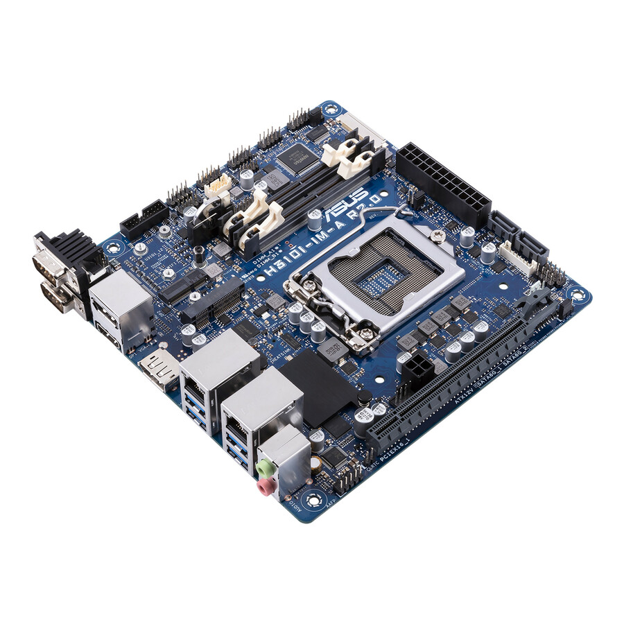 Asus H310I-IM-A R2.0 Desktop Motherboard - Intel H310 Chipset - Socket H4 LGA-1151 - Mini ITX