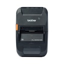 Brother RuggedJet RJ-3250WB-LCP Mobile Direct Thermal Printer - Monochrome - Portable - Label/Receipt Print - Ethernet - USB - Bluetooth - Wireless LAN - Black