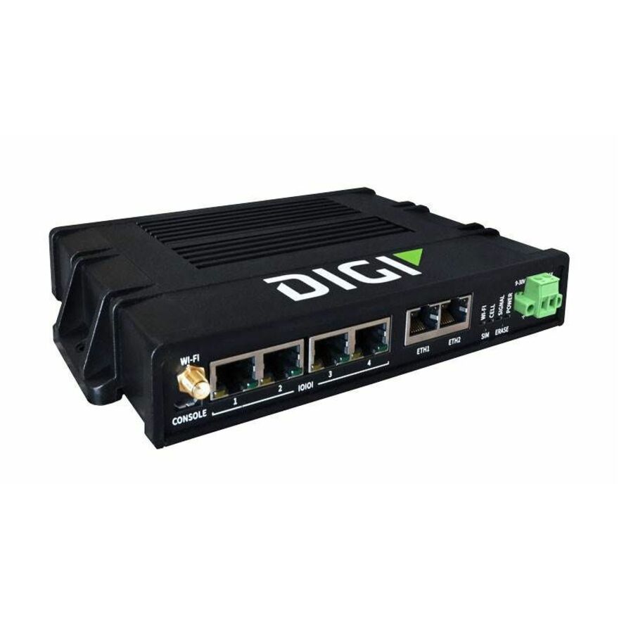 Digi Connect EZ 4i - Serial Server, 4-port, Industrial-rated, with Wi-Fi and Accessories
