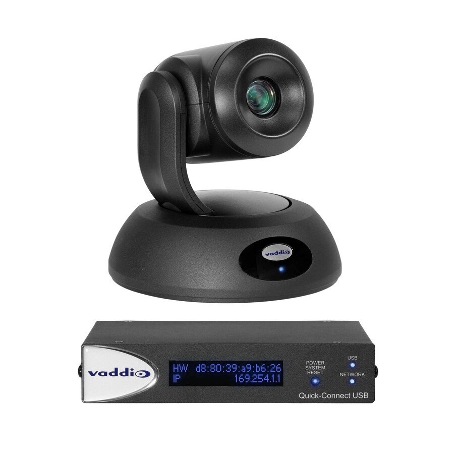 Vaddio RoboSHOT Elite Video Conferencing Camera - 8.5 Megapixel - 60 fps - Black - USB 2.0 - TAA Compliant