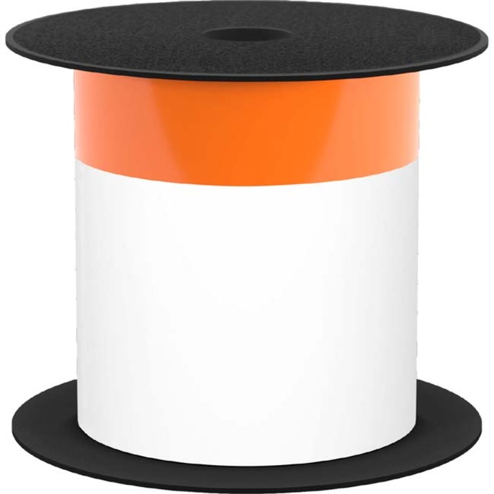 Brother 4in Orange 0.5in Header Continuous Standard Vinyl Label