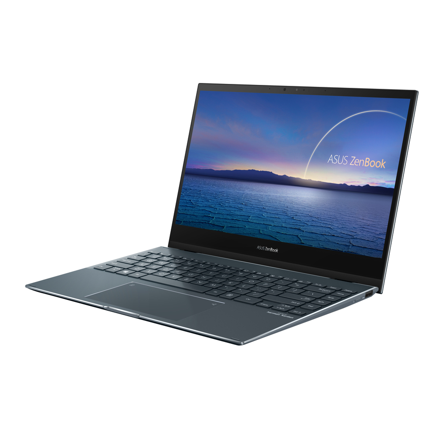 Asus ZenBook Flip 13 UX363 UX363EA-DH52T 13.3" Touchscreen Convertible Notebook - Full HD - Intel Core i5 11th Gen i5-1135G7 - 8 GB - 512 GB SSD - Pine Gray