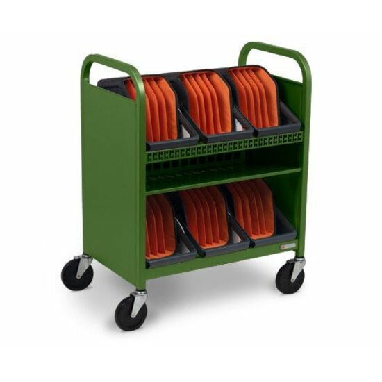 Bretford CUBE Transport Cart with Caddies - TVCT30CAD
