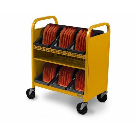 Bretford CUBE Transport Cart with Caddies - TVCT30CAD