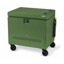 Bretford CUBE Toploader Cart with Caddies 30 Bay Charging Cart