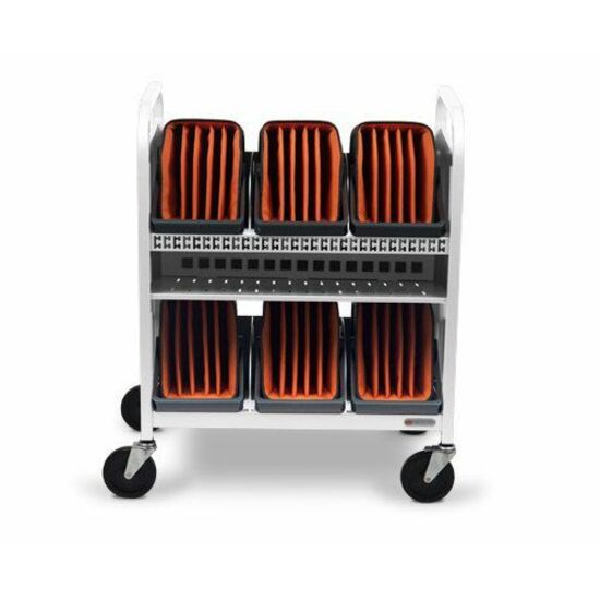 Bretford CUBE Transport Cart with Caddies - TVCT30CAD