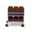 Bretford CUBE Transport Cart with Caddies - TVCT30CAD