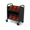 Bretford CUBE Transport Cart with Caddies - TVCT30CAD