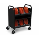 Bretford CUBE Transport Cart with Caddies - TVCT30CAD