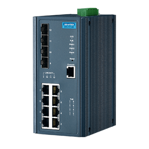 Advantech EKI-7712E-4FPI Ethernet Switch