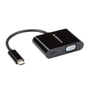 Black Box USB-C to VGA Adapter with 60W Power Delivery, 4K60, HDR