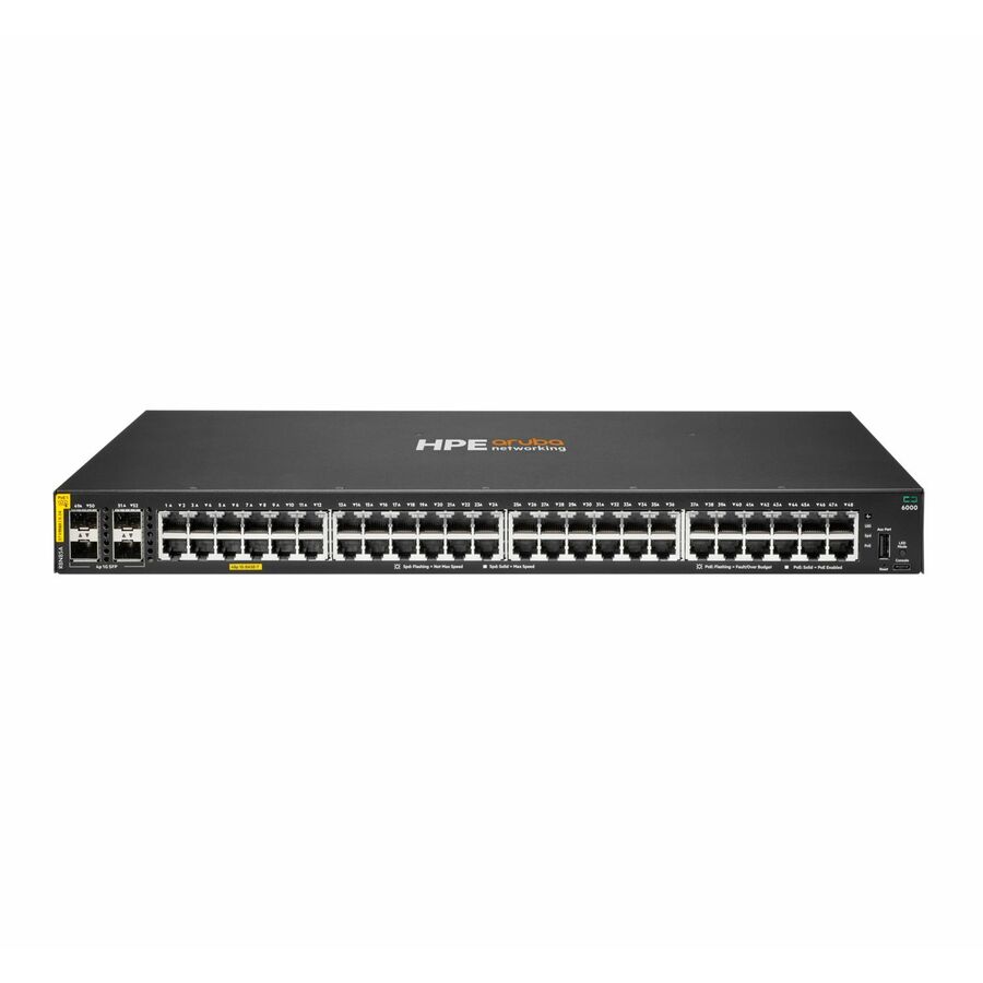 Aruba 6000 48G Class4 PoE 4SFP 370W Switch