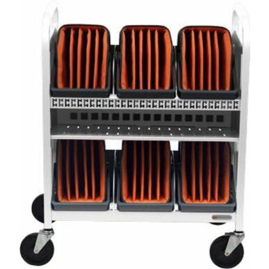 Bretford CUBE Transport Cart with Caddies - TVCT30CAD