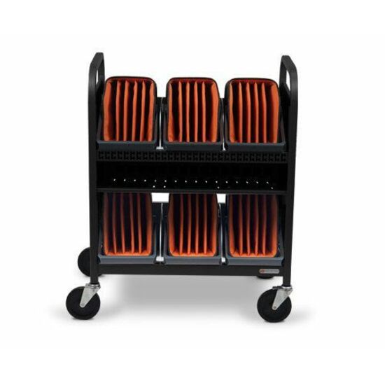 Bretford CUBE Transport Cart with Caddies - TVCT30CAD