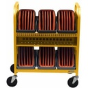 Bretford CUBE Transport Cart with Caddies - TVCT30CAD