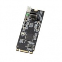 SYBA Multimedia USB 3.2 Gen 2 (10 Gbps) 1-Port Type-C M.2 22x60 B+M key Controller Card