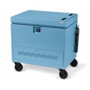 Bretford CUBE Toploader Cart with Caddies PRE-WIRED