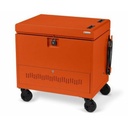 Bretford CUBE Toploader Cart with Caddies PRE-WIRED