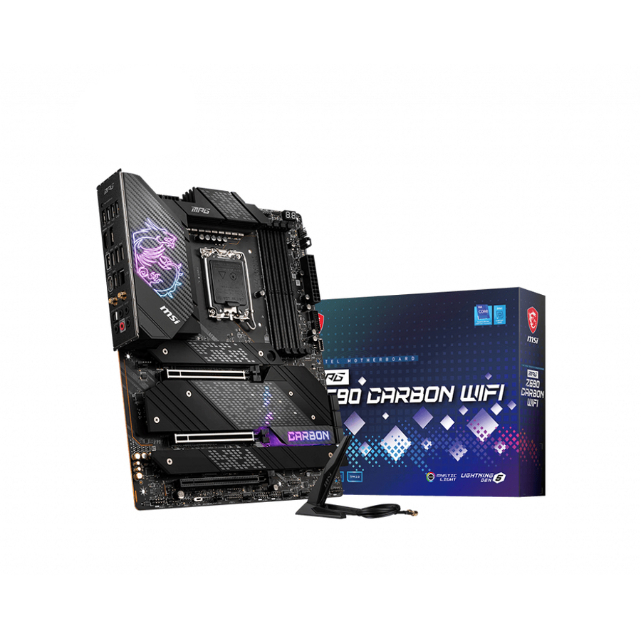 MSI MPG Z690 CARBON WIFI Desktop Motherboard - Intel Z690 Chipset - Socket LGA-1700 - Intel Optane Memory Ready - ATX