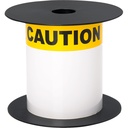 Brother 4in x 6in Yellow Caution 1.125in Header Die-Cut ANSI / OSHA Label