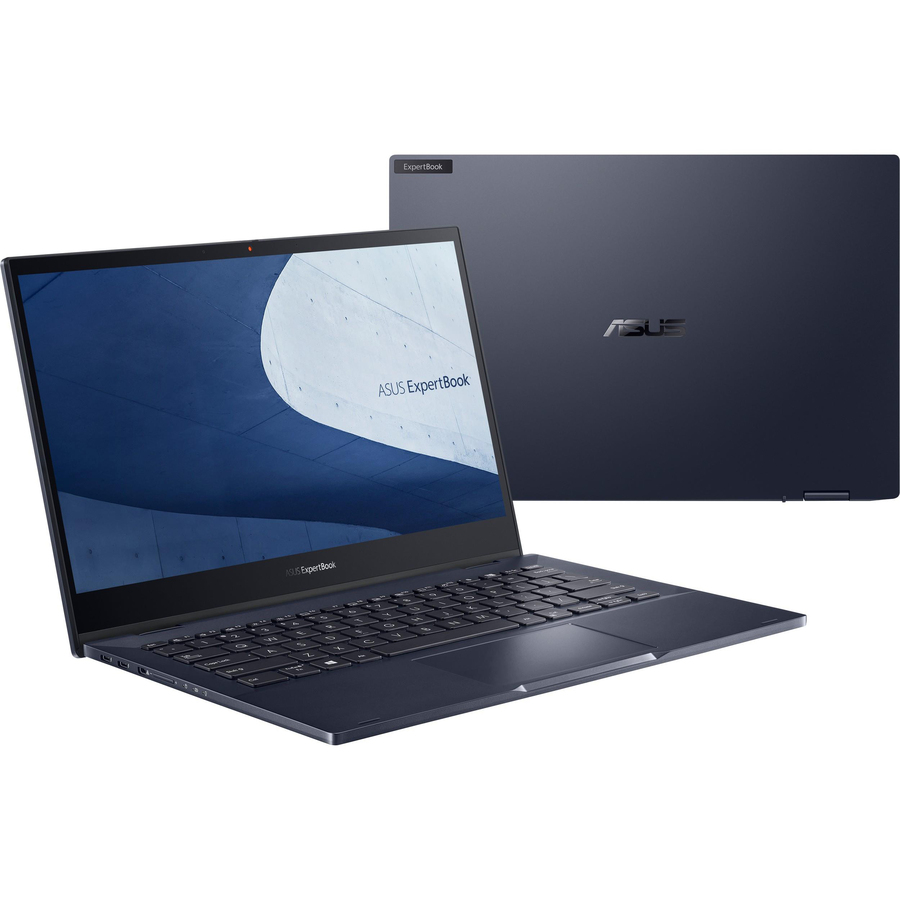 Asus ExpertBook B5 Flip B5302 B5302FEA-XH75T 13.3" Touchscreen Rugged Convertible 2 in 1 Notebook - Full HD - Intel Core i7 11th Gen i7-1165G7 - 16 GB - 1 TB SSD - Star Black
