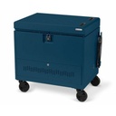 Bretford CUBE Toploader Cart with Caddies PRE-WIRED