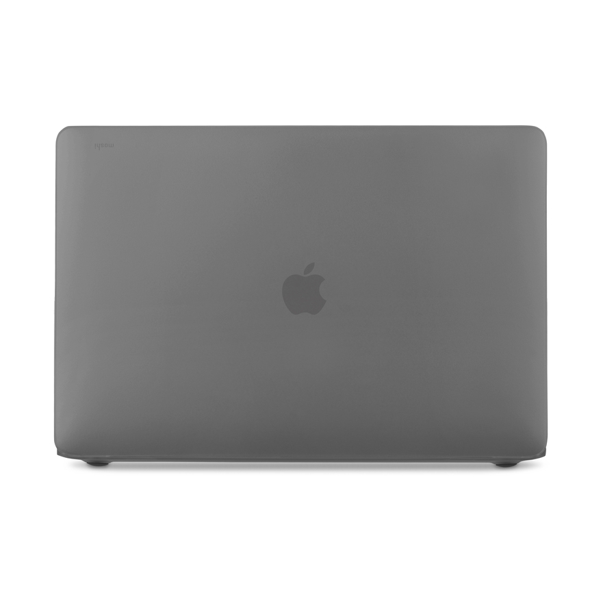 Moshi iGlaze Hardshell Case for 15-inch MacBook Pro (Thunderbolt 3/USB-C) 2016-2019, Stealth Black, Ultra-slim, Two-piece Design, 360-degree Protection, Rubber Feet, Ventilation Holes