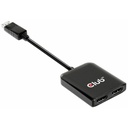 Club 3D Multi Stream Transport(MST)Hub DisplayPort™ 1.4 to HDMI™ Dual Monitor 4K60Hz M/F