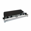 Eaton Tripp Lite Series Preloaded Fiber Panel, 1U - 2x (12x LC/LC Duplex M/M) 24F Trunk Cables, OM4 Multimode, 20 m (65.6 ft.)