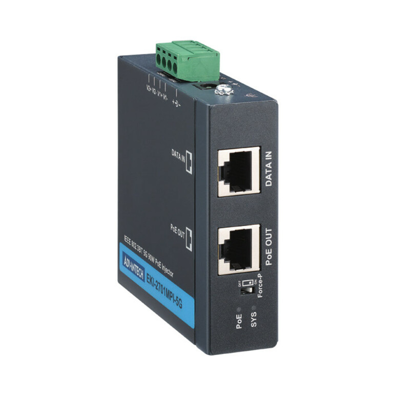 Advantech Hardened Multi-Speed Mega PoE Injector