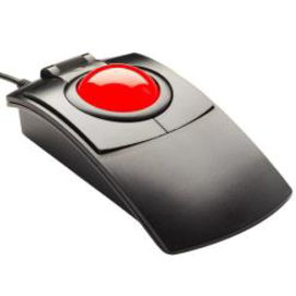 Califone X-keys L-Trac USB Laser Trackball Red