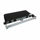 Eaton Tripp Lite Series Preloaded Fiber Panel, 1U - 4x (8x LC/LC Duplex M/M) 16F Trunk Cables, OS2 Singlemode, 10 m (32.8 ft.)