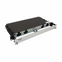 Eaton Tripp Lite Series Preloaded Fiber Panel, 1U - 8x LC/LC Duplex Cables (M/M), OM4 Multimode, 10 m (32.8 ft.)