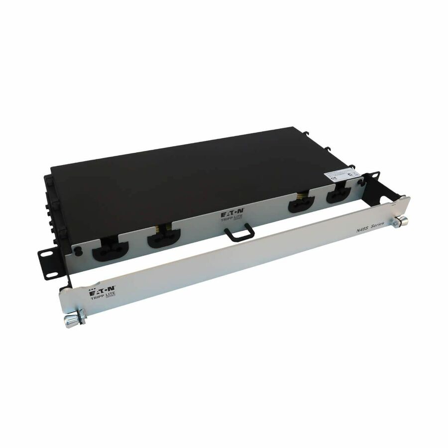 Eaton Tripp Lite Series Preloaded Fiber Panel, 1U - 2x (3x8F MTP/MPO-APC F/F) 24F Trunk Cables, OS2 Singlemode, 20 m (65.6 ft.)