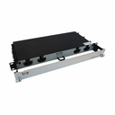 Eaton Tripp Lite Series Preloaded Fiber Panel, 1U - 2x (24F MTP/MPO-APC to 12x LC Duplex F/M) 24F Trunk Cables, OS2 Singlemode, 20 m (65.6 ft.)