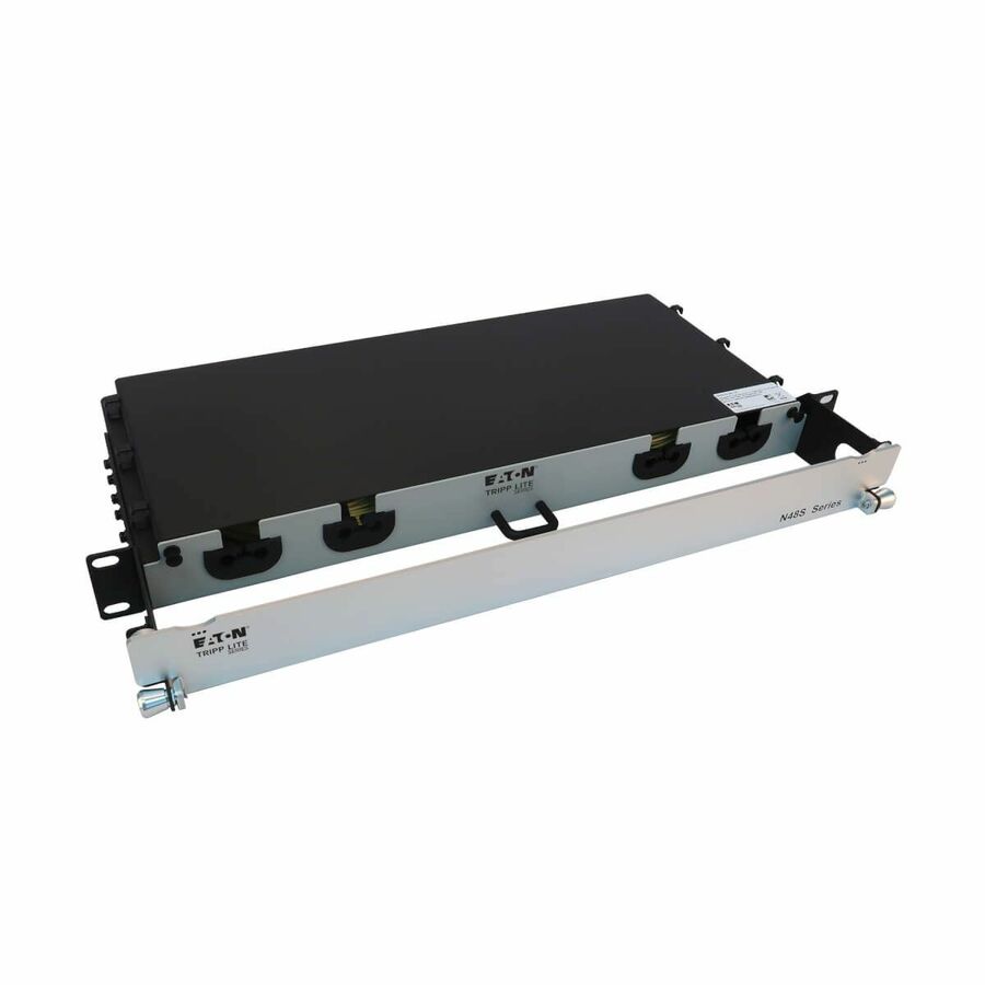 Eaton Tripp Lite Series Preloaded Fiber Panel, 1U - 2x (12x LC/LC Duplex M/M) 24F Trunk Cables, OS2 Singlemode, 20 m (65.6 ft.)