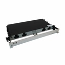Eaton Tripp Lite Series Preloaded Fiber Panel, 1U - 4x (12F MTP/MPO-PC to 4x LC Duplex F/M) 8F Trunk Cables, OM4 Multimode, 10 m (32.8 ft.)