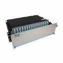 Eaton Tripp Lite Series Preloaded Fiber Patch Panel, 3U - 64x (12F MTP/MPO-PC to 4x LC Duplex F/F) 8F Trunk Cables, OM4 Multimode, 3 m (9.8 ft.)