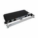 Eaton Tripp Lite Series Preloaded Fiber Panel, 1U - 6x (4x LC/LC Duplex M/M) 8F Trunk Cables, OS2 Singlemode, 10 m (32.8 ft.)