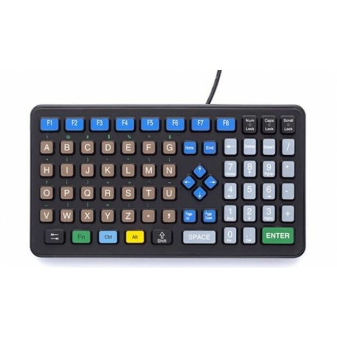 Havis Compact USB Keyboard With Oversized Keys