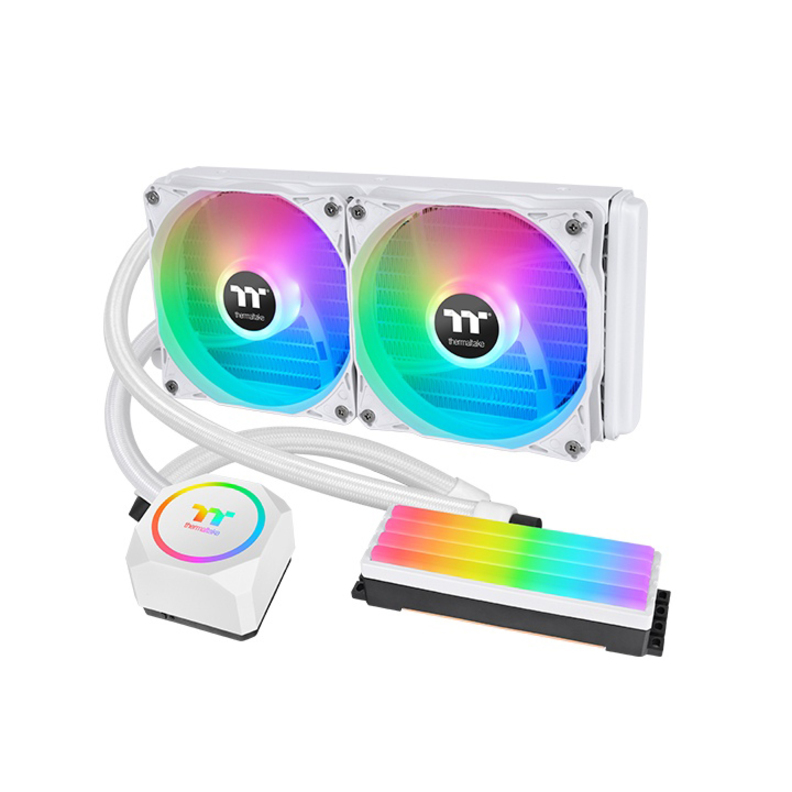 Thermaltake Floe RC240 CPU & Memory AIO Liquid Cooler Snow Edition
