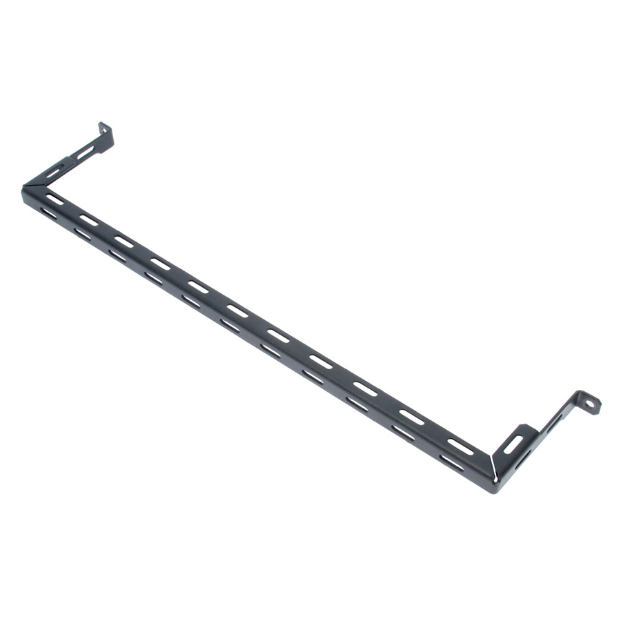 Rack Solutions Horizontal Offset Cable Tie Bar (4in Offset)