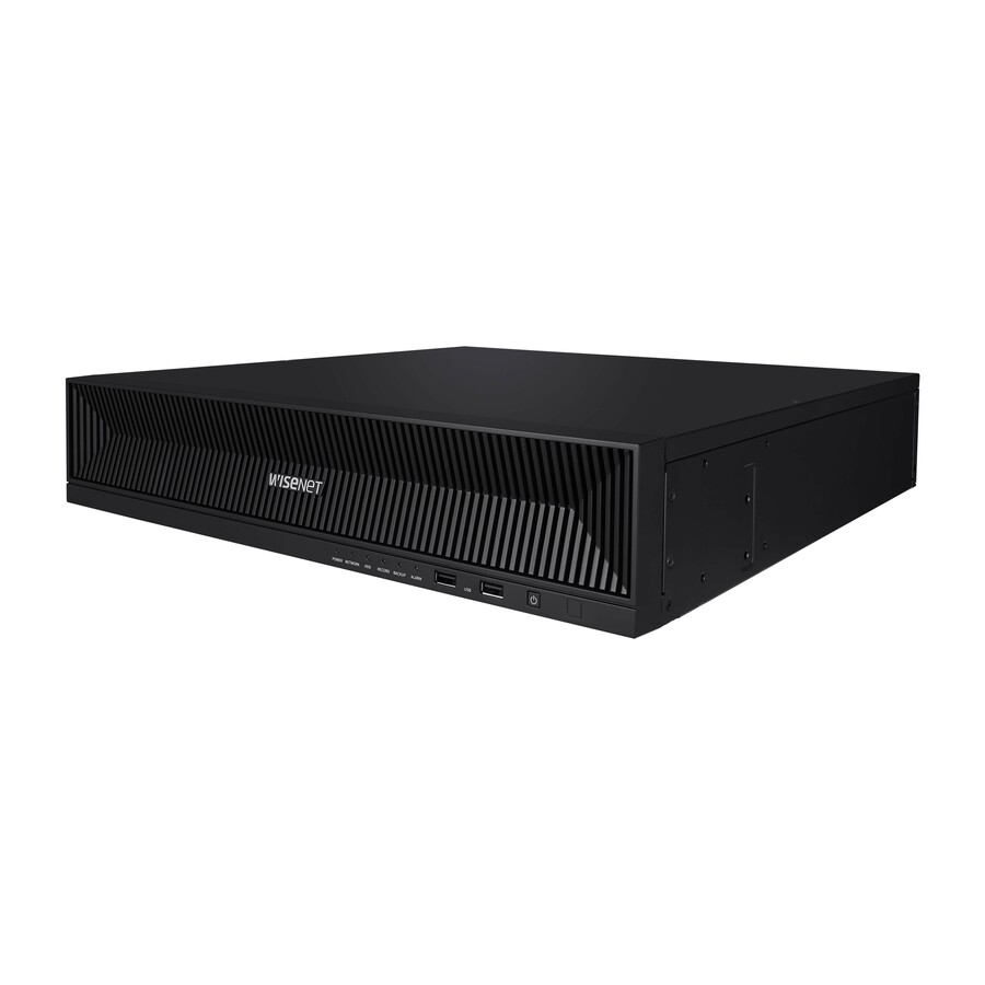 Wisenet 16CH 4K 140Mbps H.265 PoE+ NVR - 12 TB HDD