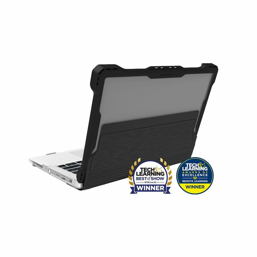 MAXCases Extreme Shell-S for Lenovo 300e G2 2:1 Yoga Chromebook 11" (Fit for Intel/AMD/MTK) (Black/Clear)