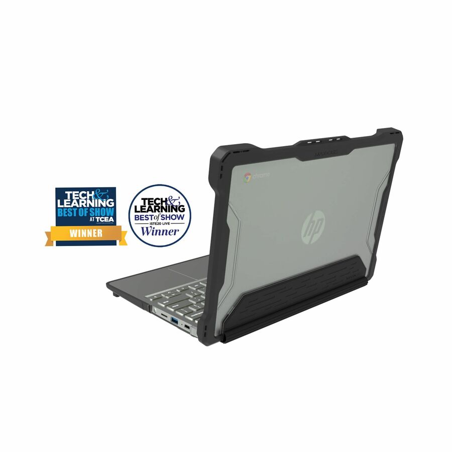 MAXCases Extreme Shell-S for HP G6/G7 Chromebook Clamshell 14" (Black/Clear)