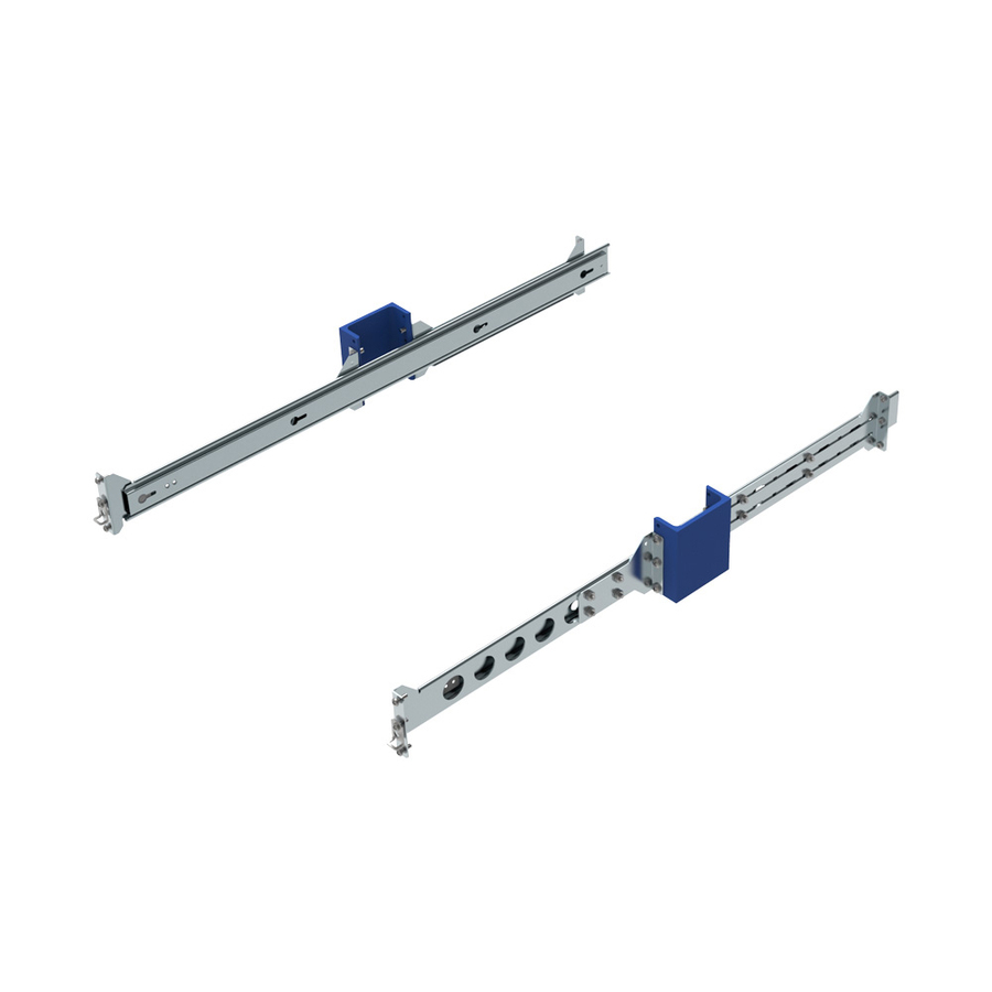 Rack Solutions 2U Raven 130-A Dry Slide Rail for HP