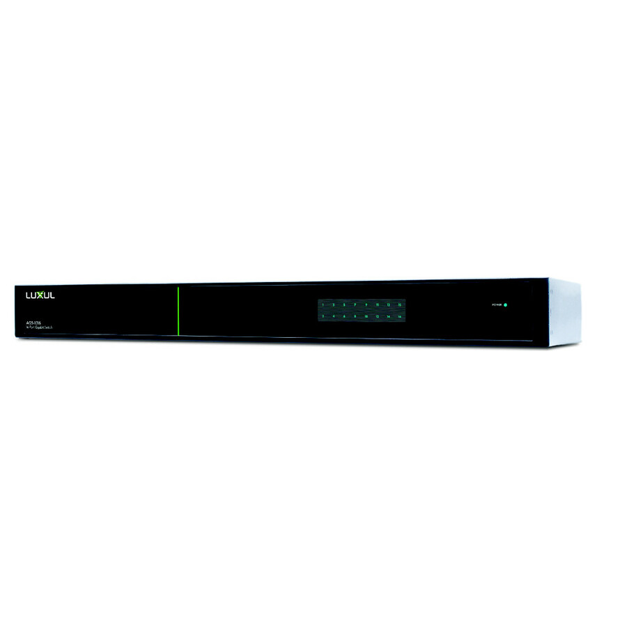 Luxul AV Series 16-Port Gigabit Rackmount Switch with US Power Cord